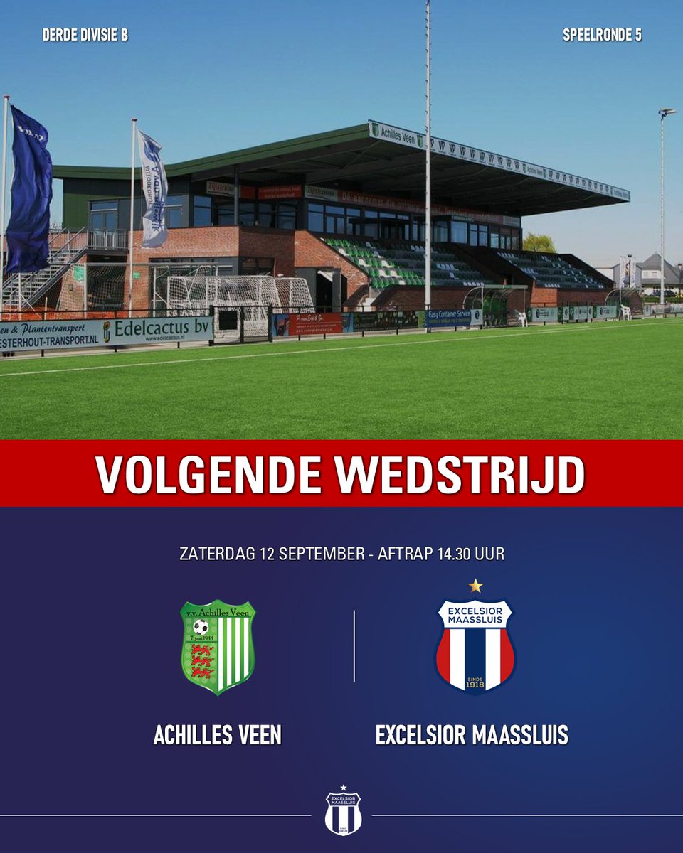 excelsiorm's tweet photo. 🔜 Zaterdag de uitwedstrijd vs. Achilles Veen.

#achEXC https://t.co/qzPDJa8i1P