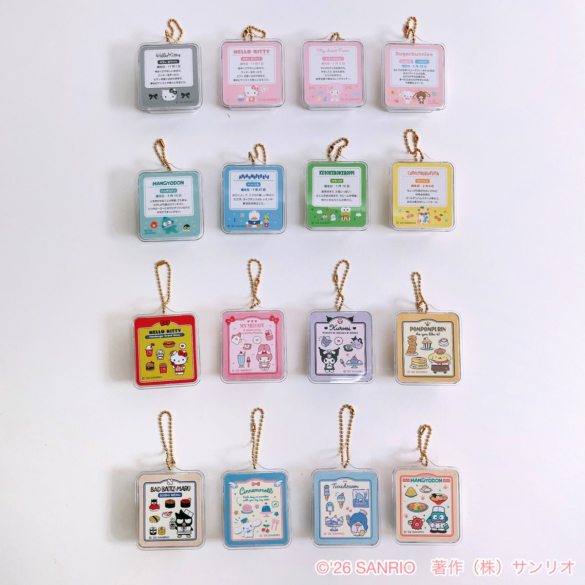 ec_sanrio's tweet photo. ＼16日発売！#新商品 ✨ ／
ミニチュアパッケージチャームシリーズ🌟
なかまも増えて、えらぶ楽しさがアップしたよ❣️
お店やさんになりきった新シリーズも👀

本店👇
https://t.co/iOlL4OYdHj
楽天市場店👇
https://t.co/wPZJTwD7Yg
Yahoo!ショッピング店👇
https://t.co/UaTvblThtj

※発売日9:30公開 https://t.co/OViM9e7Iqv