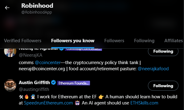 af1naa's tweet photo. @austingriffith $CLAWDHOOD

And he followed on Robinhood (@RobinhoodApp) and Founder of Robinhood Vlad Tenev (@vladtenev)

0x50ec3b65691a911be049cd0d2d6e639cd1cfdb9b https://t.co/MmlNDiovar