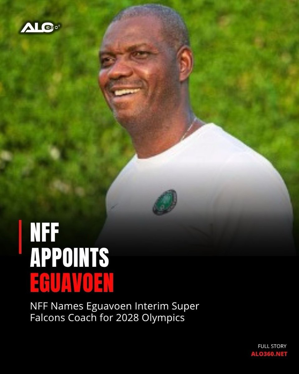 Alo360Tv's tweet photo. ⚽ SPORTS: Eguavoen will take charge of the senior women's national team for their second-round 2028 Olympic Games qualifiers against…..
👉 Read the full story: https://t.co/EDReoHESji
#Alo360 #SuperFalcons #Eguavoen #Olympics2028 #Nigeria https://t.co/OQZLnVziP8