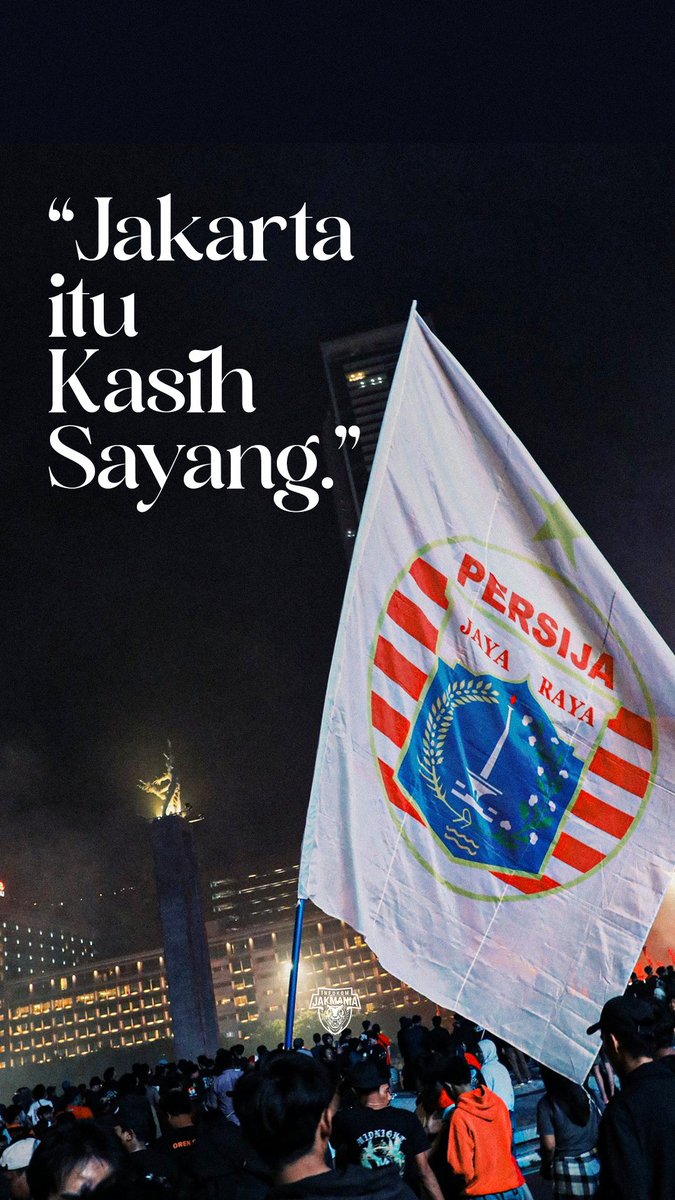 InfokomJakmania's tweet photo. Sebagaimana tempat kami lahir, tumbuh dan hidup. Kami berjanji akan selalu menjaga kota ini sepenuh hati.

Kota yang bukan lagi sekedar hanya tempat tinggal dan Jakarta bukan hanya sekedar kota, tapi Jakarta itu adalah rumah, Jakarta itu adalah cinta dan Jakarta itu kasih sayang.

#PersijaSelamanya