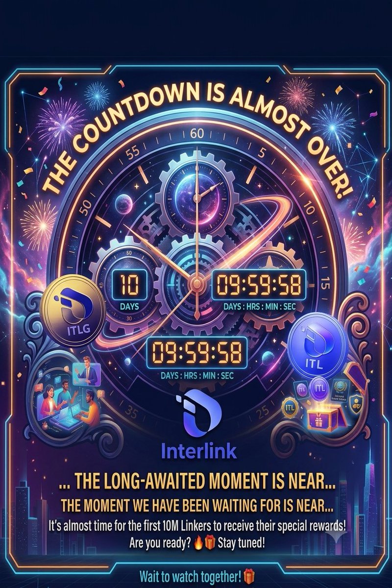 working6040's tweet photo. GET READY, 10M LINKERS! YOUR EXCLUSIVE REWARDS ARE INBOUND
#interLink #ITLG #ITL https://t.co/ohgi6qErXU