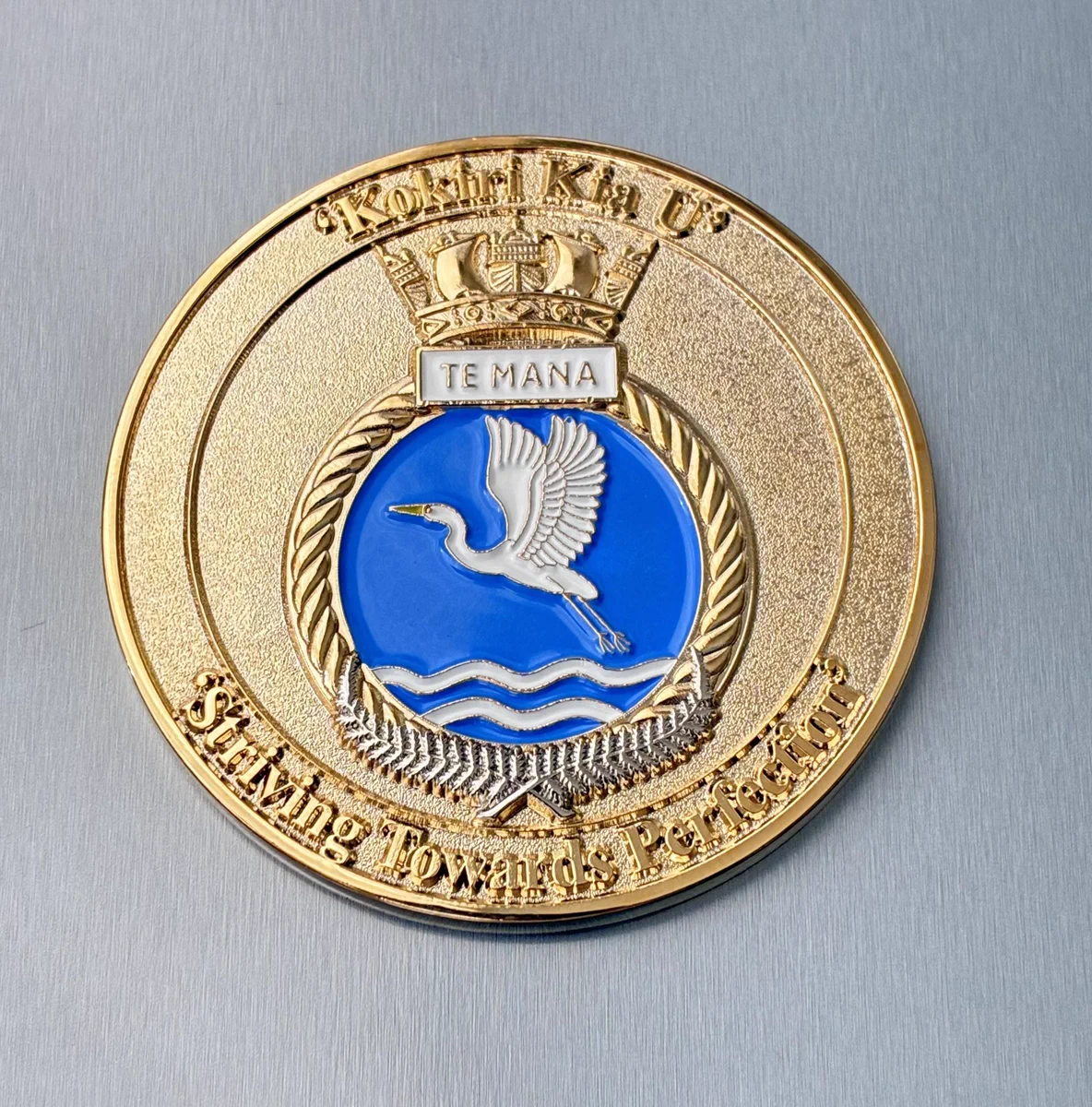 ＫＶ海軍/商船＊真鍮製ナフキンリング＊ペア（実物） KV海軍/商船＊真鍮製ナフキンリング＊ペア（実物） 真鍮プレート 2