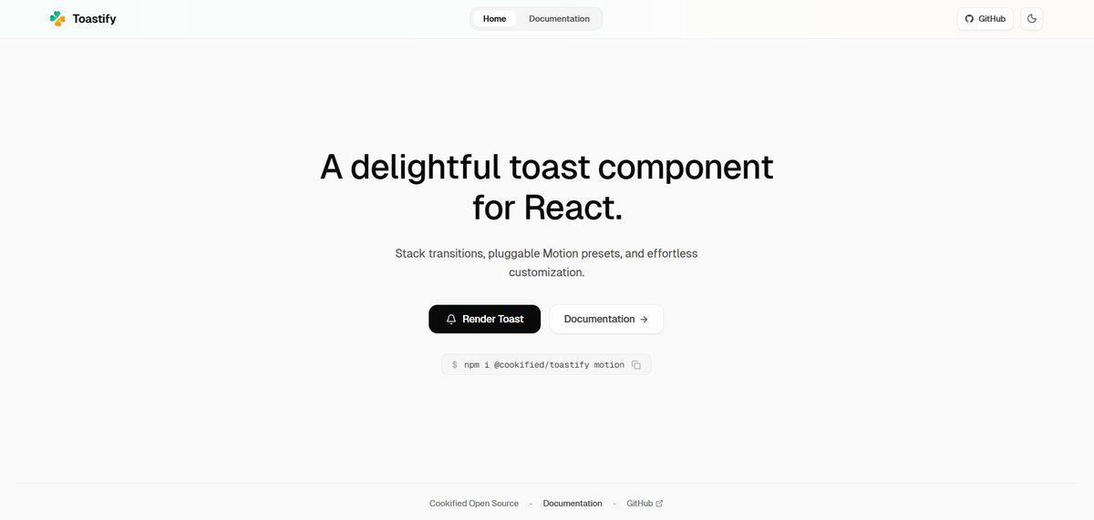 Cookifiied's tweet photo. Check out this latest toast component project.
https://t.co/j0sbkCp7qO https://t.co/KD1ttG8EbW