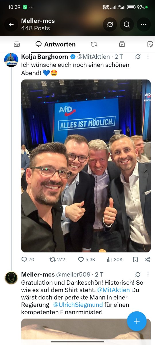 meller509's tweet photo. @MitAktien Habe ich dir doch schon am Wahlabend vorhergesagt. https://t.co/iKVppjaYMN