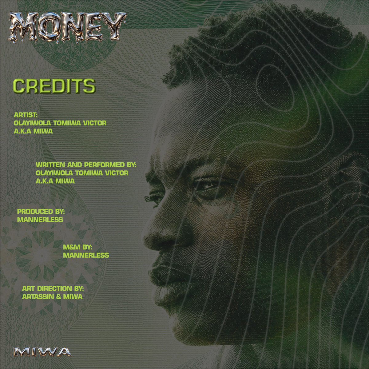 miwathegod's tweet photo. Official Artcover for my new single "MONEY"
We came up with this specifically to match the cultural representation of the song itself. To me it's more than just music it's life! And I try to express that as much as I can. I'm excited to go on this ride with y'all
#newmusic #money https://t.co/ps3jWhPKRd