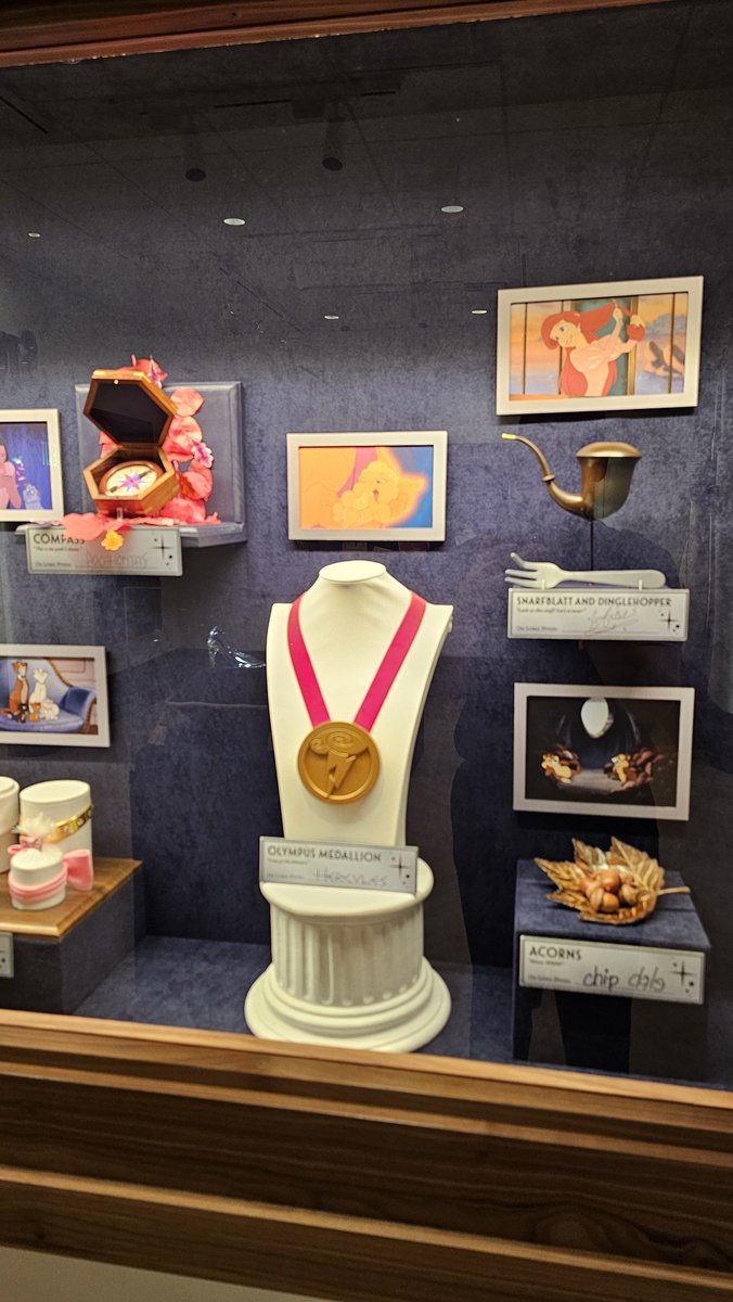 DrewDisneyDude's tweet photo. My favorite room so far at The Magic of Disney Animation: characters have donated their items for us to see. 🥹 https://t.co/xo8MJ5KLXB