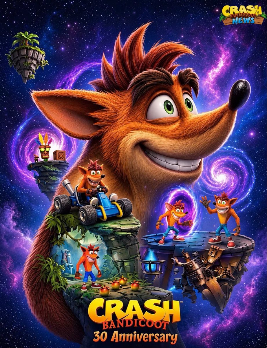 L96k_'s tweet photo. Happy 30th year anniversary to @crashbandicoot franchise which officially launched
September 9, 1996! 🥭

#crash #crashbandicoot #cortex #bandicoot #30th #30thanniversary https://t.co/rJtarvPBFR