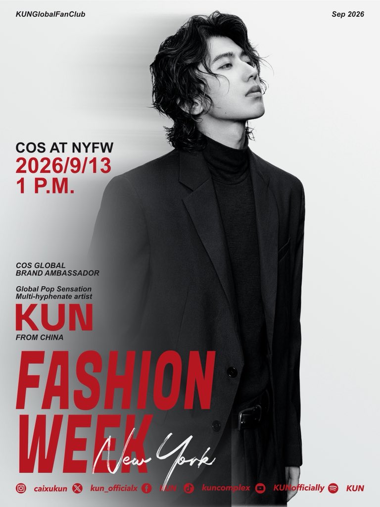 Wlovek82's tweet photo. Where fashion meets art, there is KUN.

KUN at New York Fashion Week #KUN #COS #KUNxCOSAW26 @kun_officialx https://t.co/o96o0mUWXN