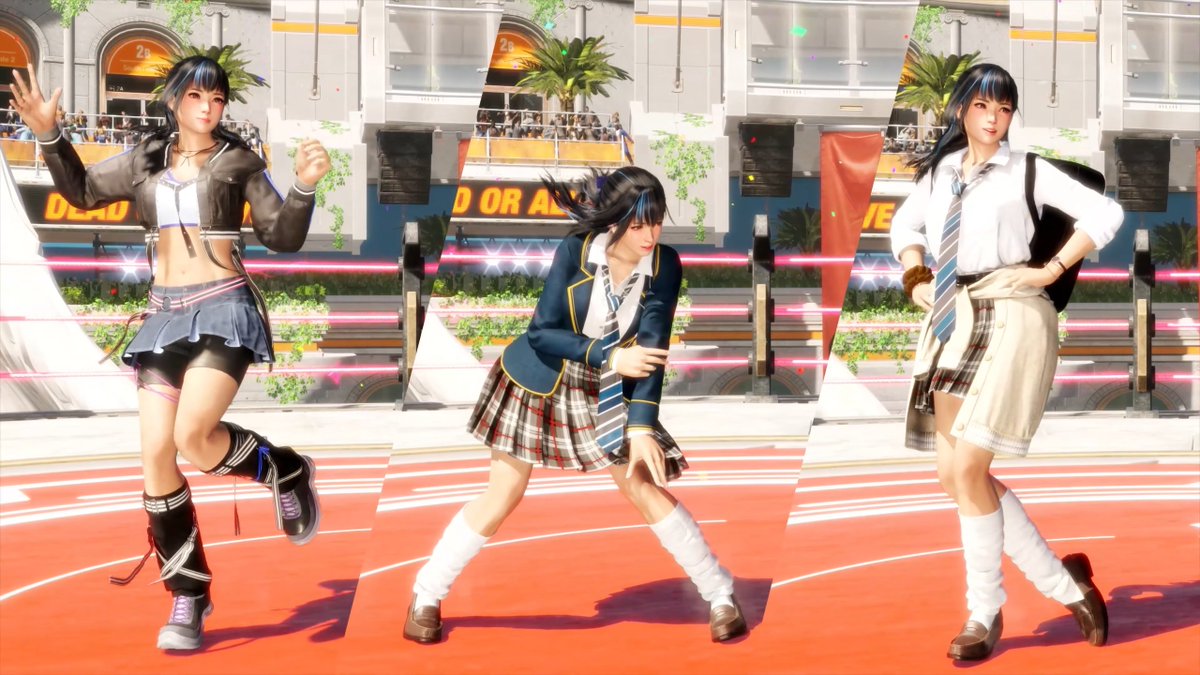 BuffGigas's tweet photo. - Minato - 
DOA6 LR new character, a Tokyo schoolgirl whose fighting style are mimic opponent movement and using dance technique. https://t.co/7t1lnqu4s4