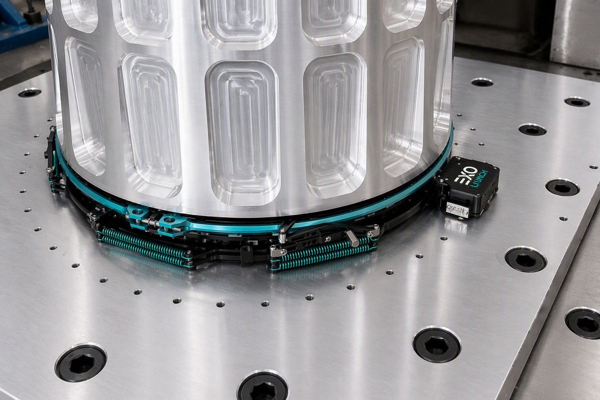 Exolaunch's tweet photo. Our CarboNIX NEO 24" separation ring has officially been qualified for heavier payloads and higher environmental loads, further expanding the capabilities of our flight-proven separation systems 💍

📸: Applus+ Laboratories https://t.co/jl92FswWP9