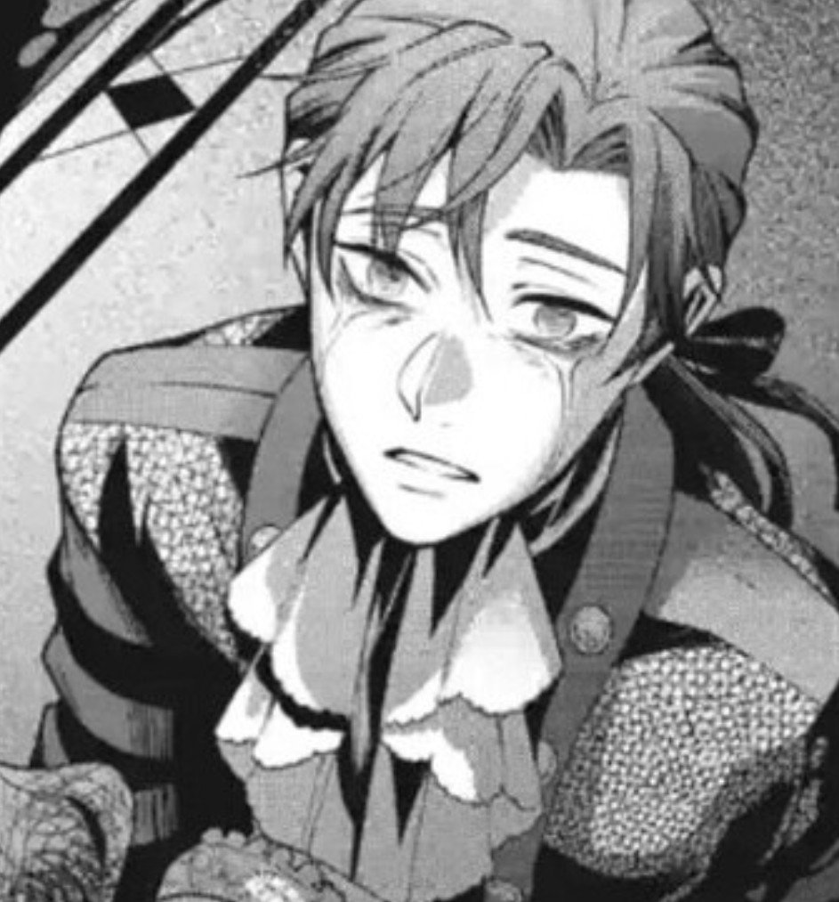 fyodorai's tweet photo. so you're telling me this haunted disnеy princess looking beauty had dreamy midnight blue hair and eyes all along and demonbastian FUMBLED..... yeah i'm mad on modri's behalf https://t.co/PjhDoIYeQ8