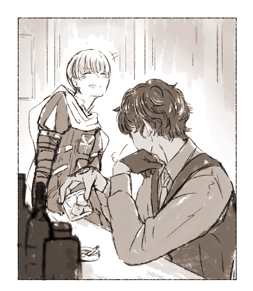 Dol333_'s tweet photo. カノアとオルセム https://t.co/LkWeFsu1ri