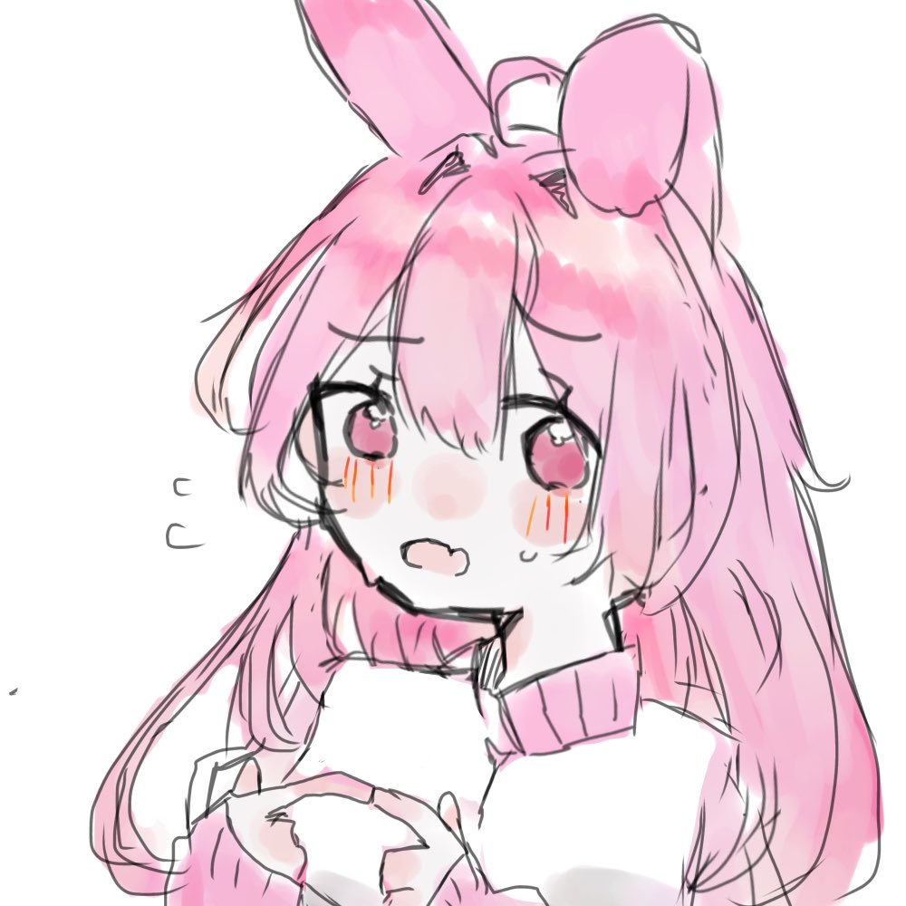 Pwr555kvwpSn's tweet photo. ＃アトりえる ＃我部りえる
 らくがき🐰💗🪽 https://t.co/rpAmh5pG4y