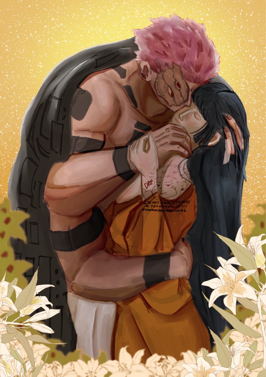 kunaondan's tweet photo. the kiss #sukuna #jjk https://t.co/loEvA6wIHc
