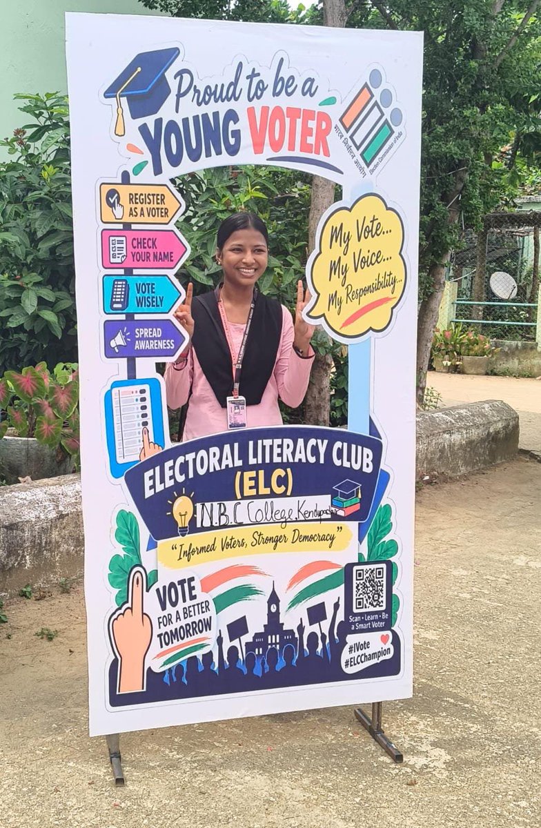 sdmbnj's tweet photo. ELC awareness programme organised at NBC College,Kendupadar under Asika AC. ERO, Tahasildar cum AERO, DC election, principal and students were participated in this programme. 
@Ganjam_Admin 
@OdishaCeo https://t.co/HGJohoOt7N
