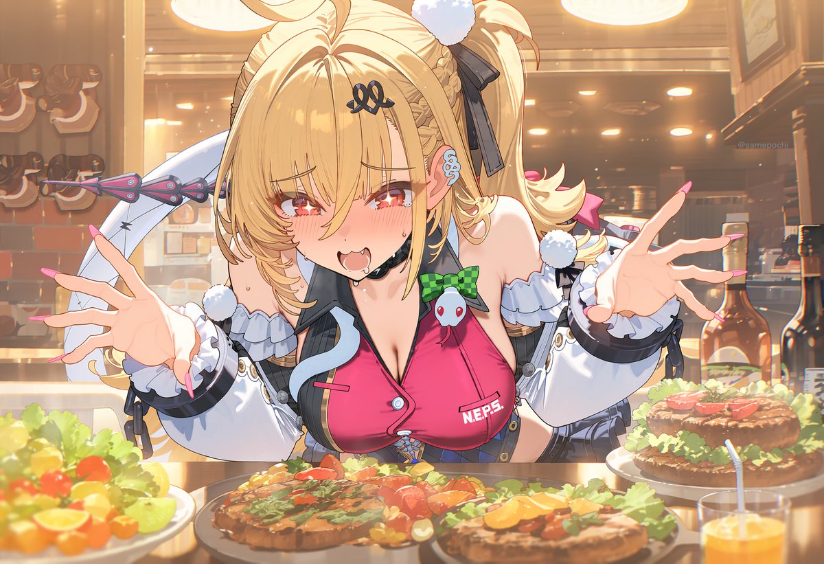 samepochi's tweet photo. シーシィアちゃんフルコース🍳✨ https://t.co/nsgxN4Y2fc