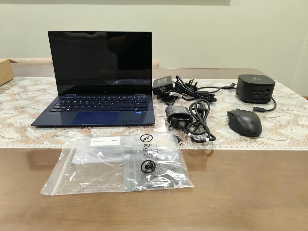 MuiedulQuds's tweet photo. Laptop for sale

HP ELITE DRAGONFLY G2 — PREMIUM BUSINESS NOTEBOOK 🔥💼
HP Elite Dragonfly G2

🔹 Processor: Intel®️ Core™️ i7-1185G7
🔹 4 Cores | Up to 4.8GHz Turbo
🔹 RAM: 16GB LPDDR4x 4267MHz
🔹 Storage: 512GB PCIe NVMe SSD
🔹 Display: 13.3" FHD (1920×1080) Touchscreen https://t.co/li82VpkOPA