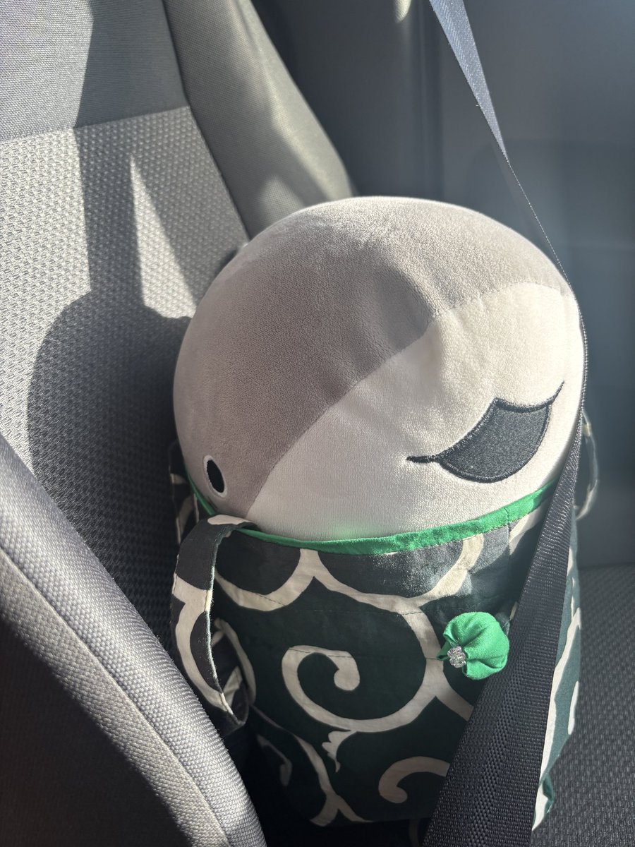goshuinoshame's tweet photo. 子ザメちゃん出張おでかけstyle
子ザメちゃん、社用車の乗り心地はどうかな？
#おでかけ子ザメ
#子ザメとまいにち https://t.co/MsUofsx0nR