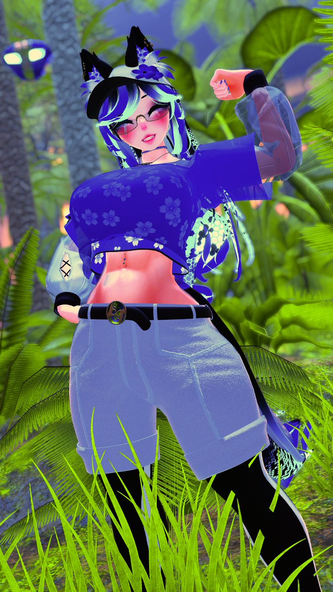 Velouria_Yoshev's tweet photo. Time for an AMA here because there has been a few new people here so short intro!

Name is Velouria, (Vel-or-e-ah or Vel for short) and hope to be vtuber. 

Currently creating my own avi through Blender and takes pictures in VRChat. Learning ASL and plays WoW avidly. Ask away! https://t.co/1i7Gkz28HO