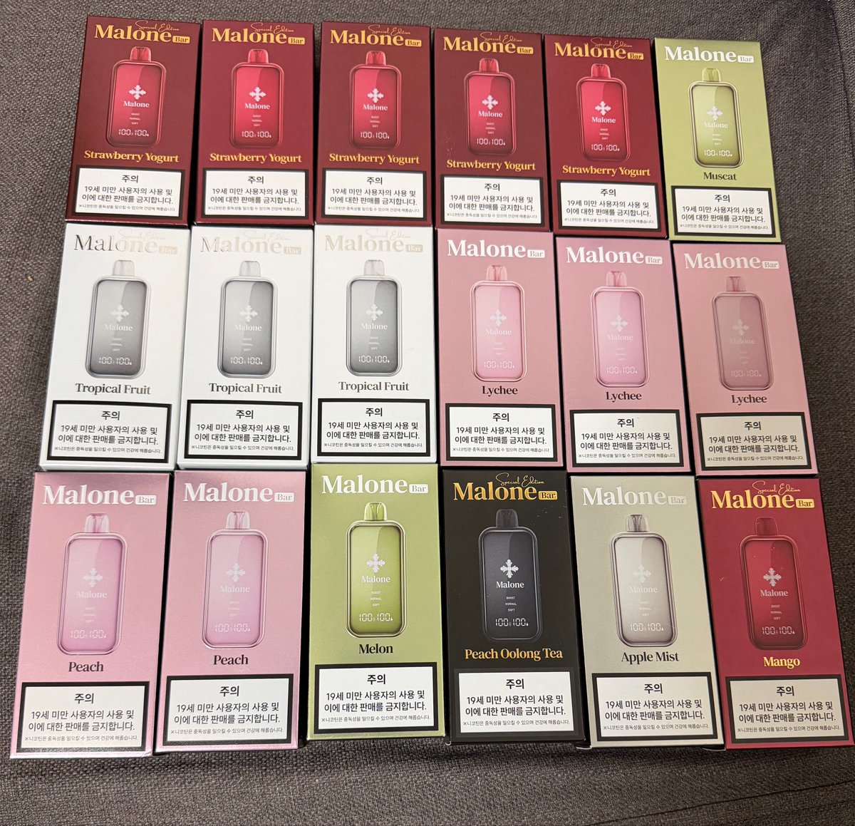 nekosuke_box's tweet photo. malone bar  マロンバー ニコパフ 電子タバコ ベイプ　買取

譲　ピーチ、ライチ、ストロベリー、ピーチウーロン、ブルーベリー、マスカット

求  0.7  
+1000円でケースお付けします。

新品未開封公式品！
韓国で購入いたしました。
実績提示⭕️24時間発送⭕️メルカリ⭕️

DMかリプお願いします🙇‍♂️ https://t.co/6q0ehrHNh6