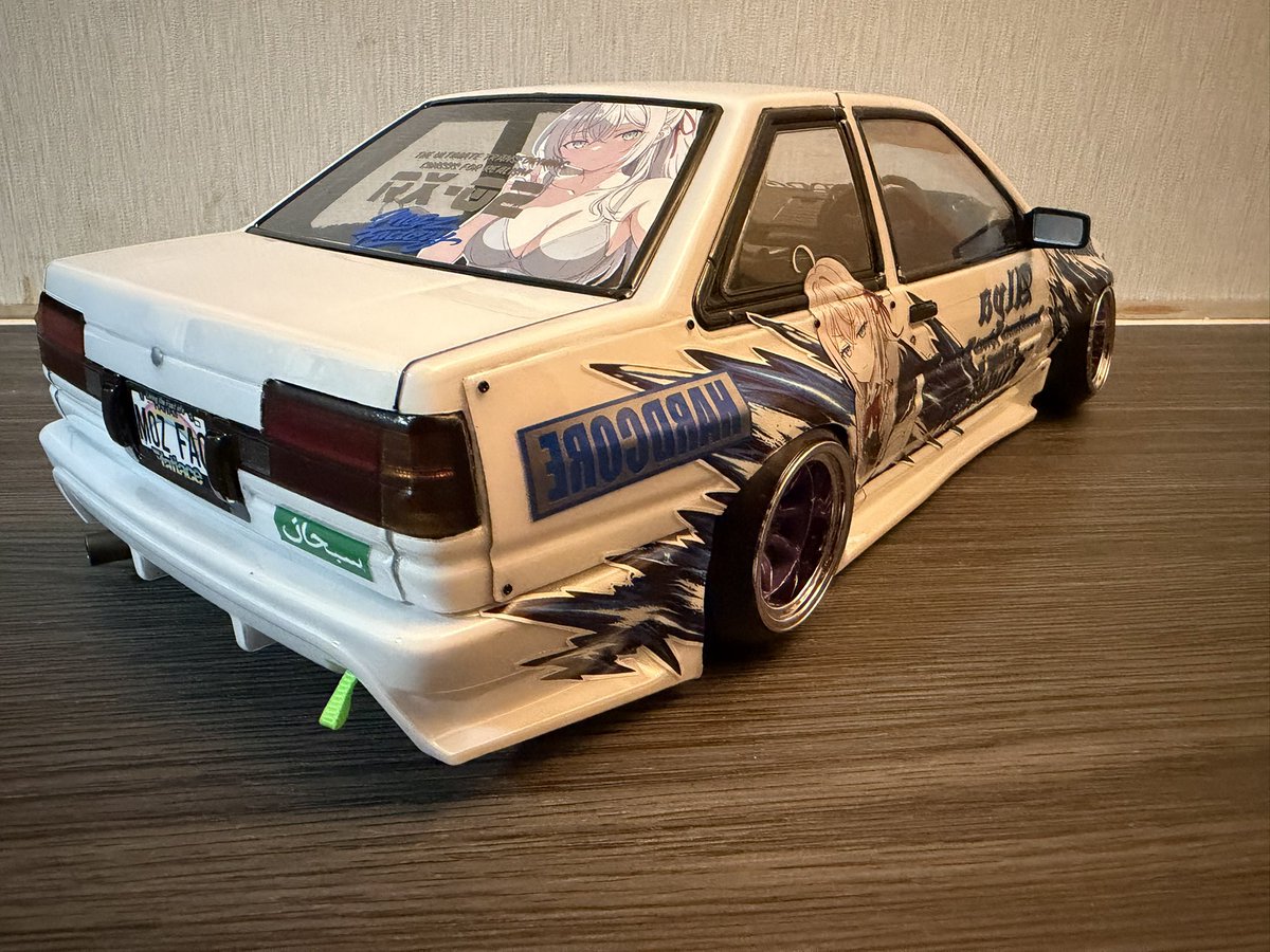 ScrapersM022's tweet photo. ADDICTION RC DESIGN
RX-02 x AE86 LEVIN 2dr.
J-BLOOD type-R prototype AERO KIT
#addictonrc 
#rx01 
#rx02 
#ae86 
#jblood 
#ロシでれ 
#アーリャ https://t.co/FTK2OQWJwY