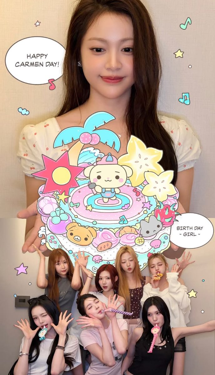 Chillkid1234's tweet photo. UNNIE LINE BIRTHDAY COMPLETED🎂✨!!! https://t.co/1JKfmxieeL