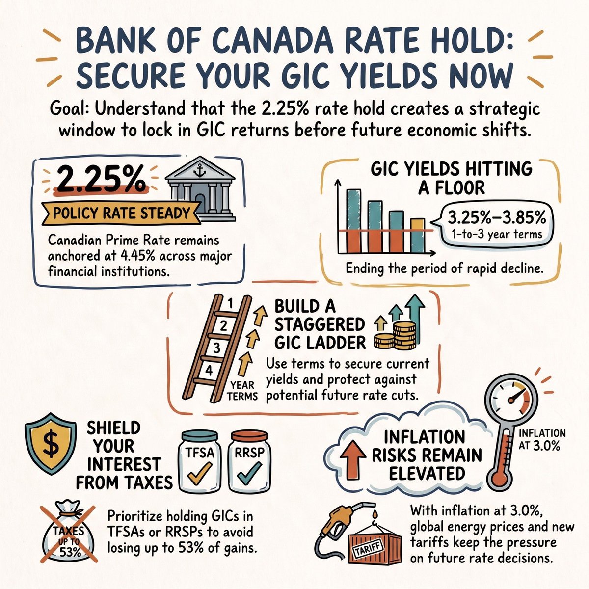 Collinsyeb2233's tweet photo. How to Secure Your Wealth During a Rate Hold
The concepts in this video are just the foundation. Book a complimentary discovery session(link in Bio) so we can map out exactly how this applies to your specific financial situation.

#BankOfCanada #InterestRates #CanadianFinance https://t.co/kGt41tSs3D
