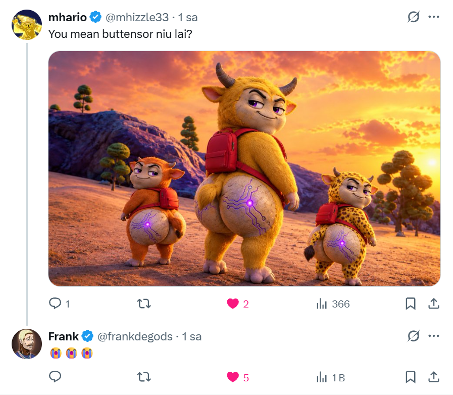 xthecr0w's tweet photo. Lmao solana:2pouN3by7twkiZGy5aEKYUpf78ALDpKRTNu2WsQkpkqt 

@frankdegods https://t.co/1QzMa8iyQ1