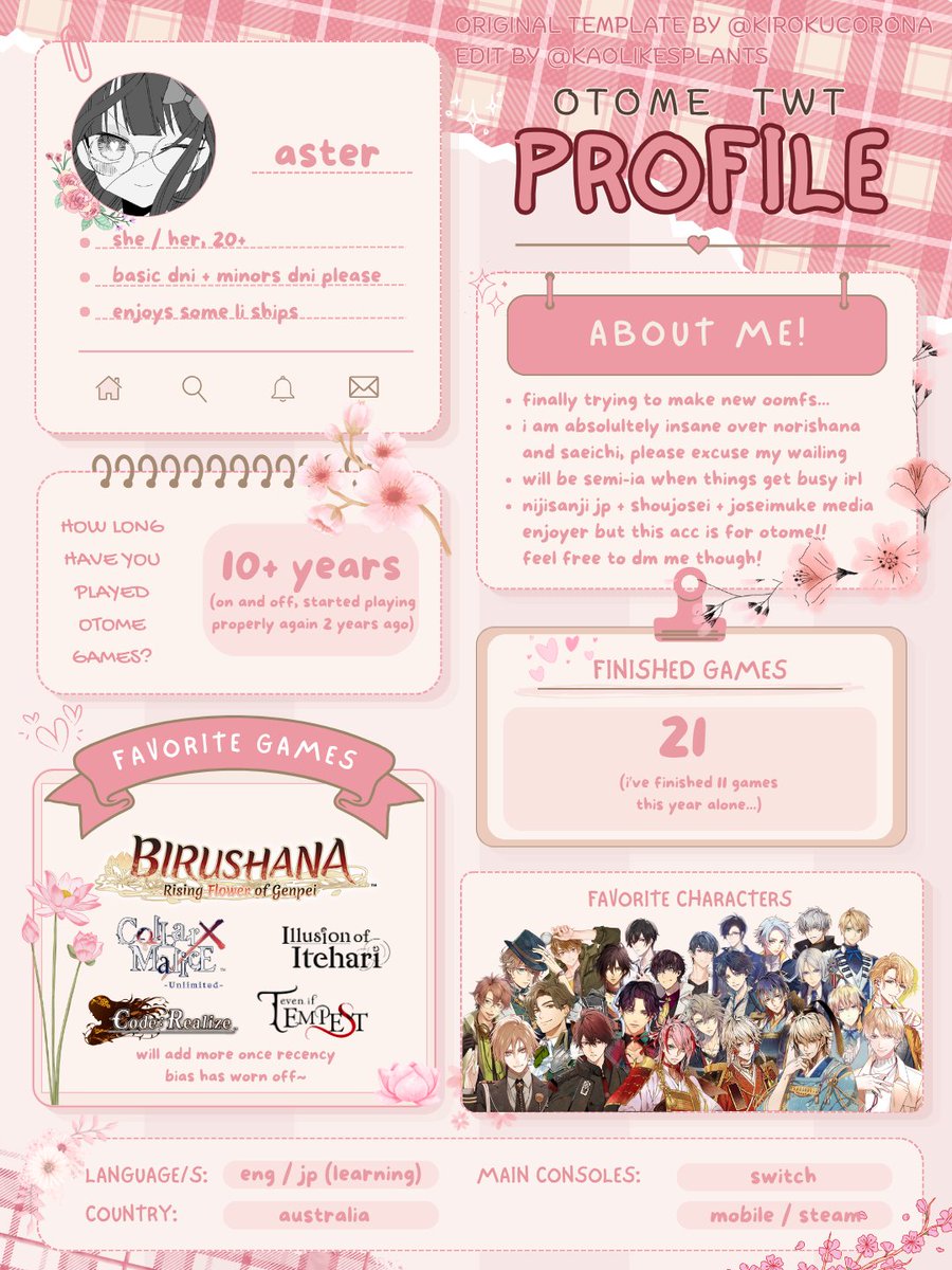 dearestflutters's tweet photo. #otometwt #otomeintro 

hi!! hoping to make new friends after yapping to the void for months. please don't mind me wailing over a certain otp of mine every second business day 🫶 https://t.co/KeifQRG6Id