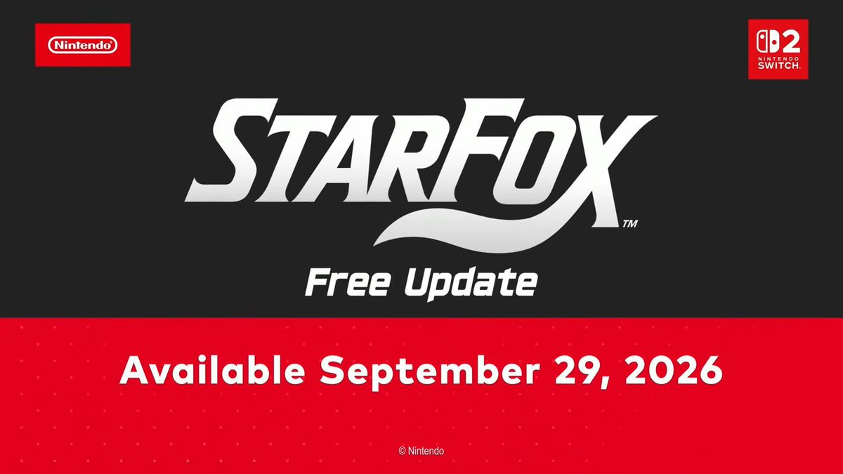TheNews_Lab26's tweet photo. A partir del 29 de septiembre tenemos disónible una nueva actualización de #StarFox https://t.co/7lrZxa2eOh