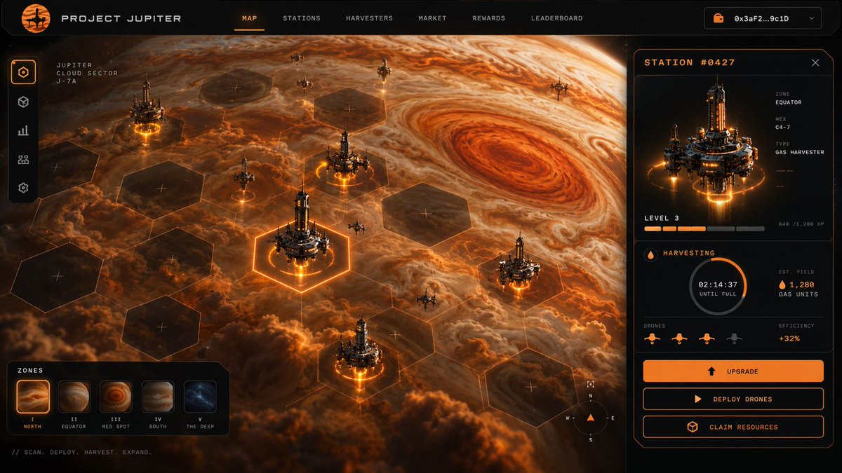 projectjupiter_'s tweet photo. You can mine $GAS and purchase your own land using the token.

You can lease your land to the reserve and earn ETH passively as rent straight to your wallets right once the mint ends.

Mint will be fully public, are you ready? https://t.co/SddDMcHZu1