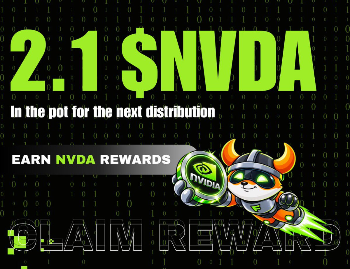 aiflokinvda's tweet photo. $NVDA rewards goes to holders

https://t.co/W2aC9QITQn https://t.co/s4a0SX2ZPU