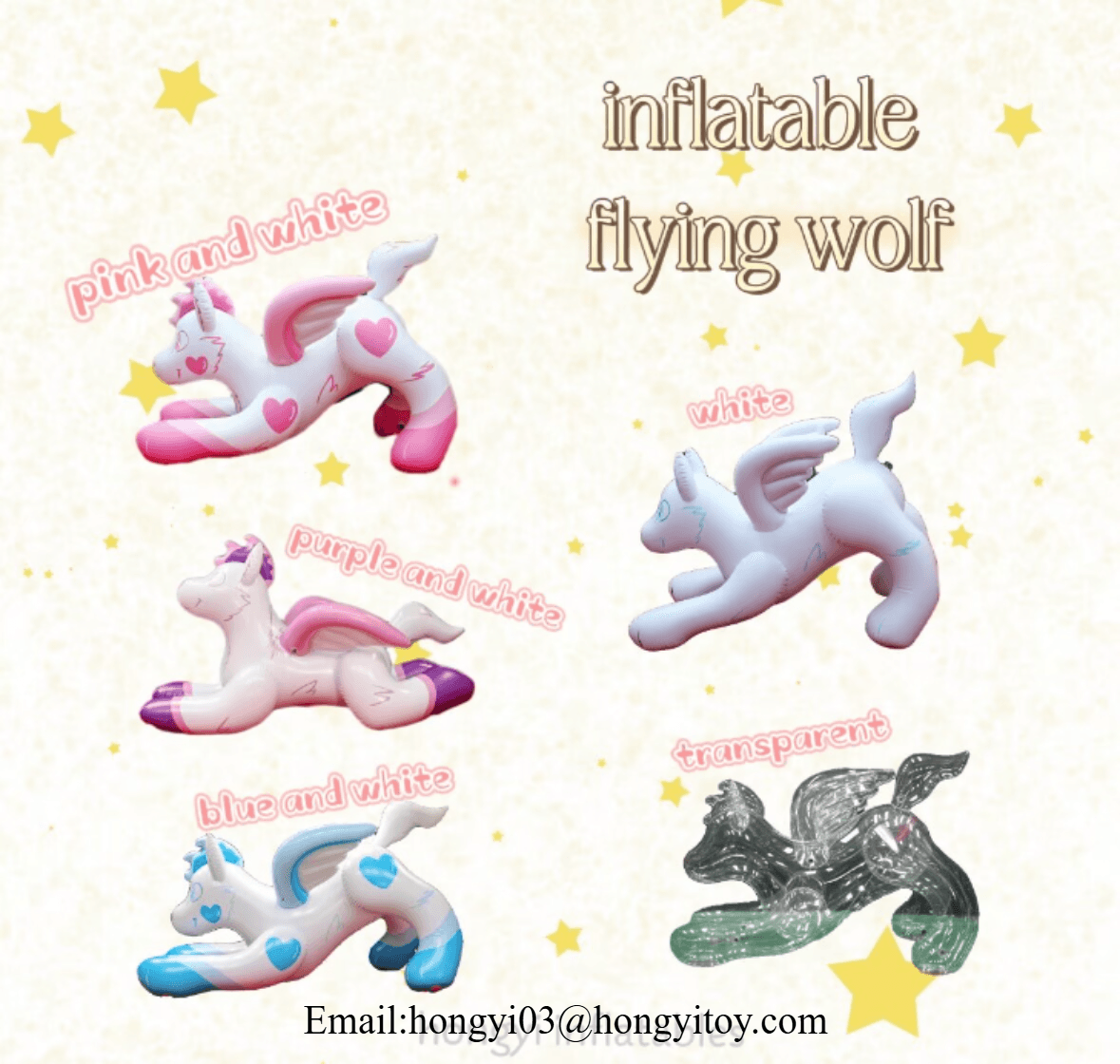 Xihan153505's tweet photo. Meet our adorable Inflatable Flying Wolf ๐๐๐
Which one would you choose? ๐
โจ Custom colors & designs available
๐ฉ DM us for more details!
#Inflatable #InflatableWolf #FlyingWolf #CustomInflatable #InflatableToys https://t.co/zd4UfhbPsB