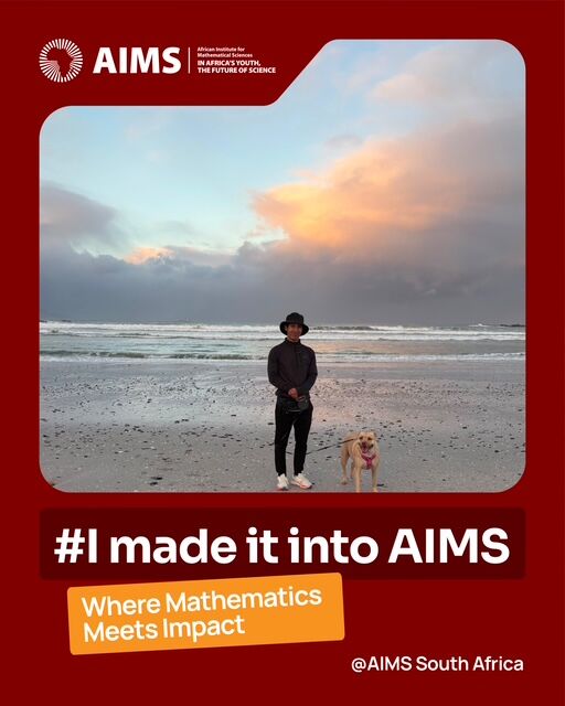 AIMSacza's tweet photo. The 2026/27 @AIMSacza community is growing!
Jordan Daniel Heugh will be joining our Structured Master’s cohort.
We’re excited to welcome you, Jordan!
#IMadeItIntoAIMS #WhereMathematicsMeetsImpact https://t.co/4RsZ9yPqNW
