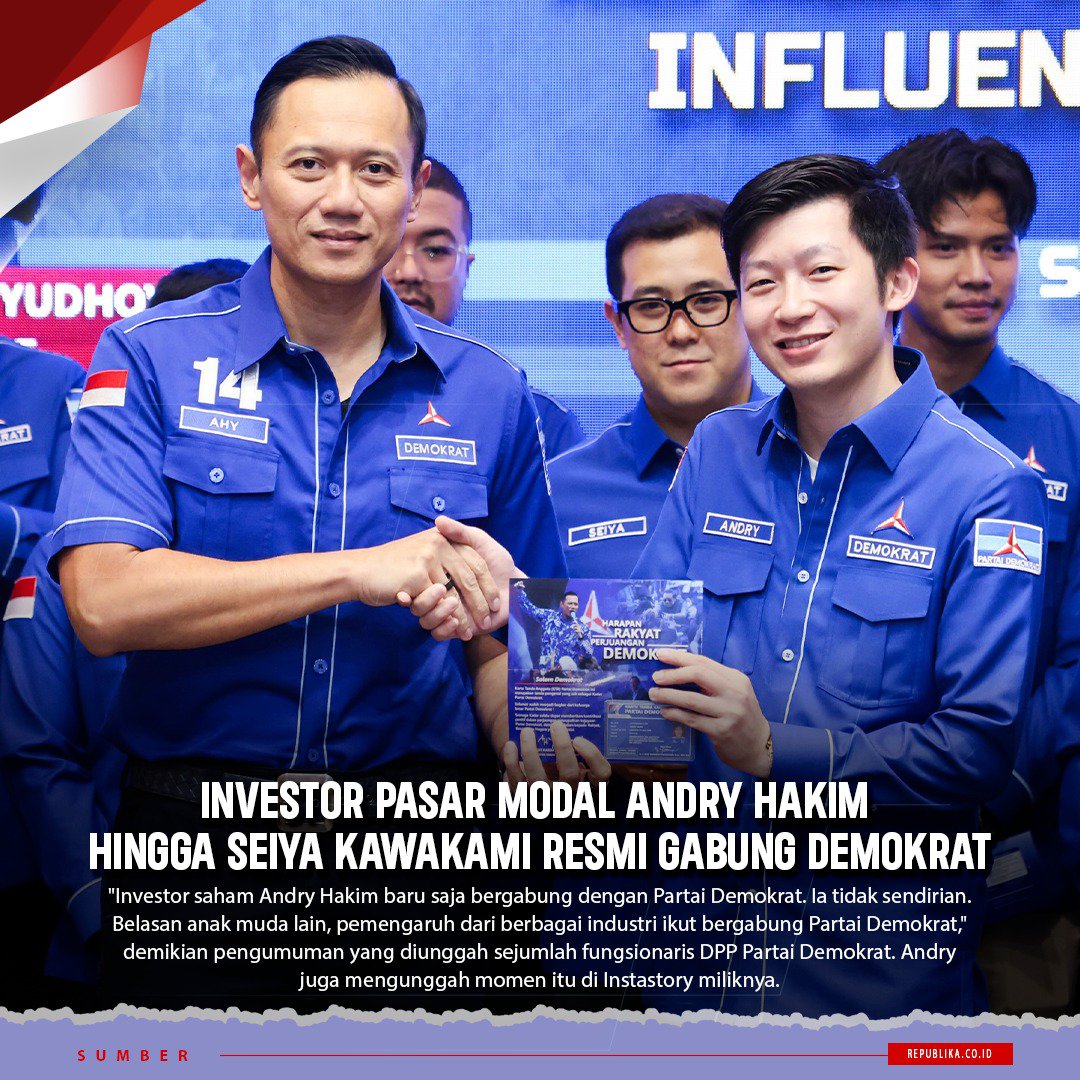kerepwin's tweet photo. Udah #25TahunDemokrat ini, sekarang banyak anak muda yg tertarik dengan politik dan memilih Demokrat sebagai tujuannya
PD Bareng AHY https://t.co/wLwBNsMfEG