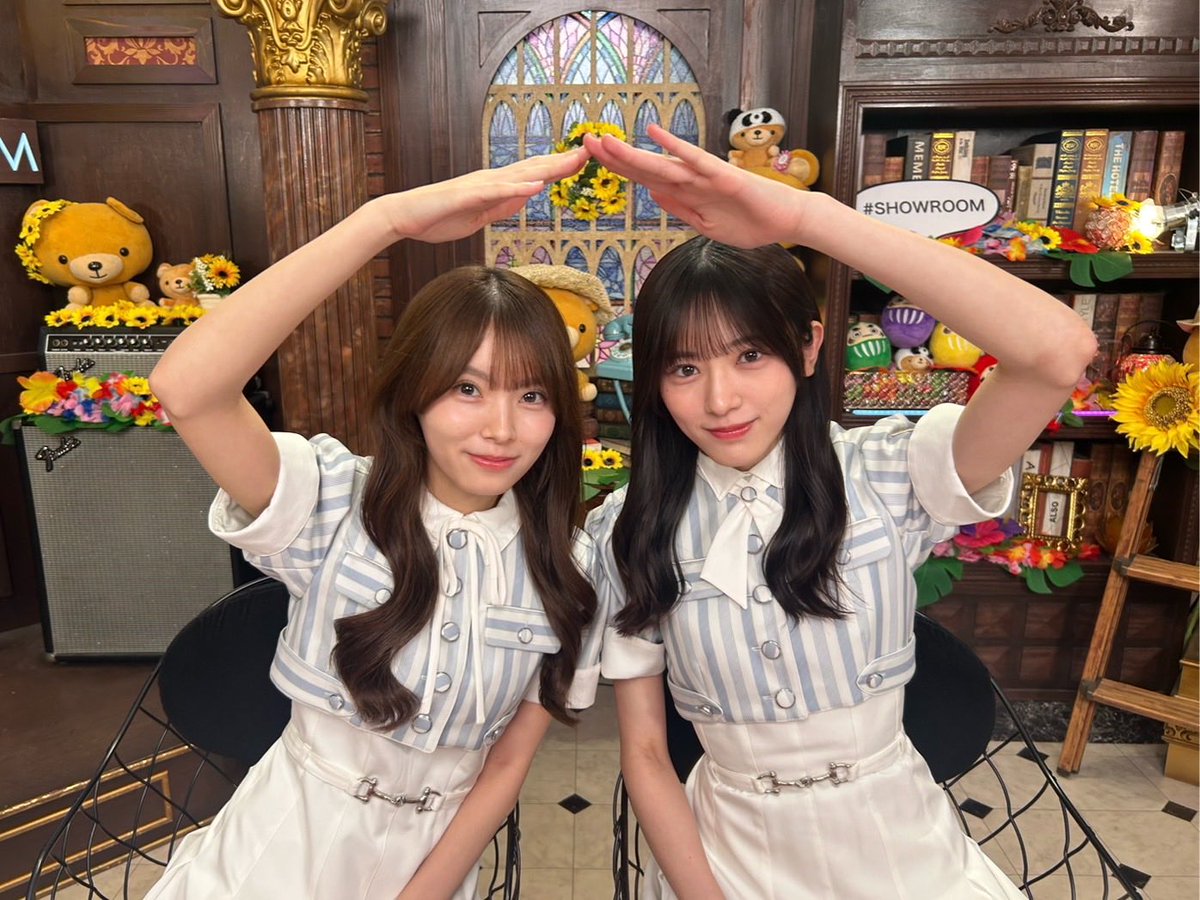 nogizaka46's tweet photo. このあと19:00頃～、
#猫舌SHOWROOM に #大越ひなの #森平麗心 が生出演します🐹

ぜひご覧ください🐱

#乃木坂46

https://t.co/O2r60sx43u https://t.co/LTKmP6olwX