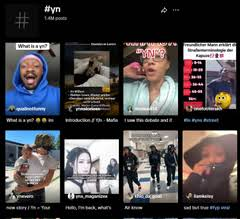 BUTTSEXDEV's tweet photo. over the last year there has been a term blowing up in gen alpha with over 1.4 million tiktoks about it

yn or young nigga

super normie coded and easy asf to meme

yn season, the best NIKE cult meme

https://t.co/5NofSo78SZ https://t.co/IxtS683bRh
