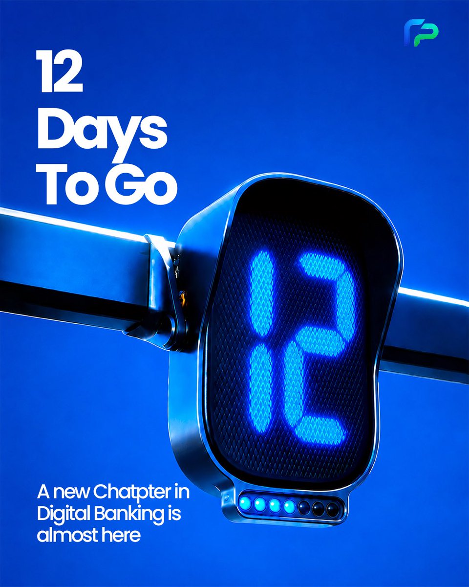 rewapay's tweet photo. The countdown is still on.
A new chapter of digital banking is almost here, and Nigeria is about to experience banking in a whole new way.
Rewapay is coming.
Smarter. Simpler. Built for what’s next.
Stay close. The future of digital banking is almost here. 🚀
#Rewapay https://t.co/aos9jxbqLo