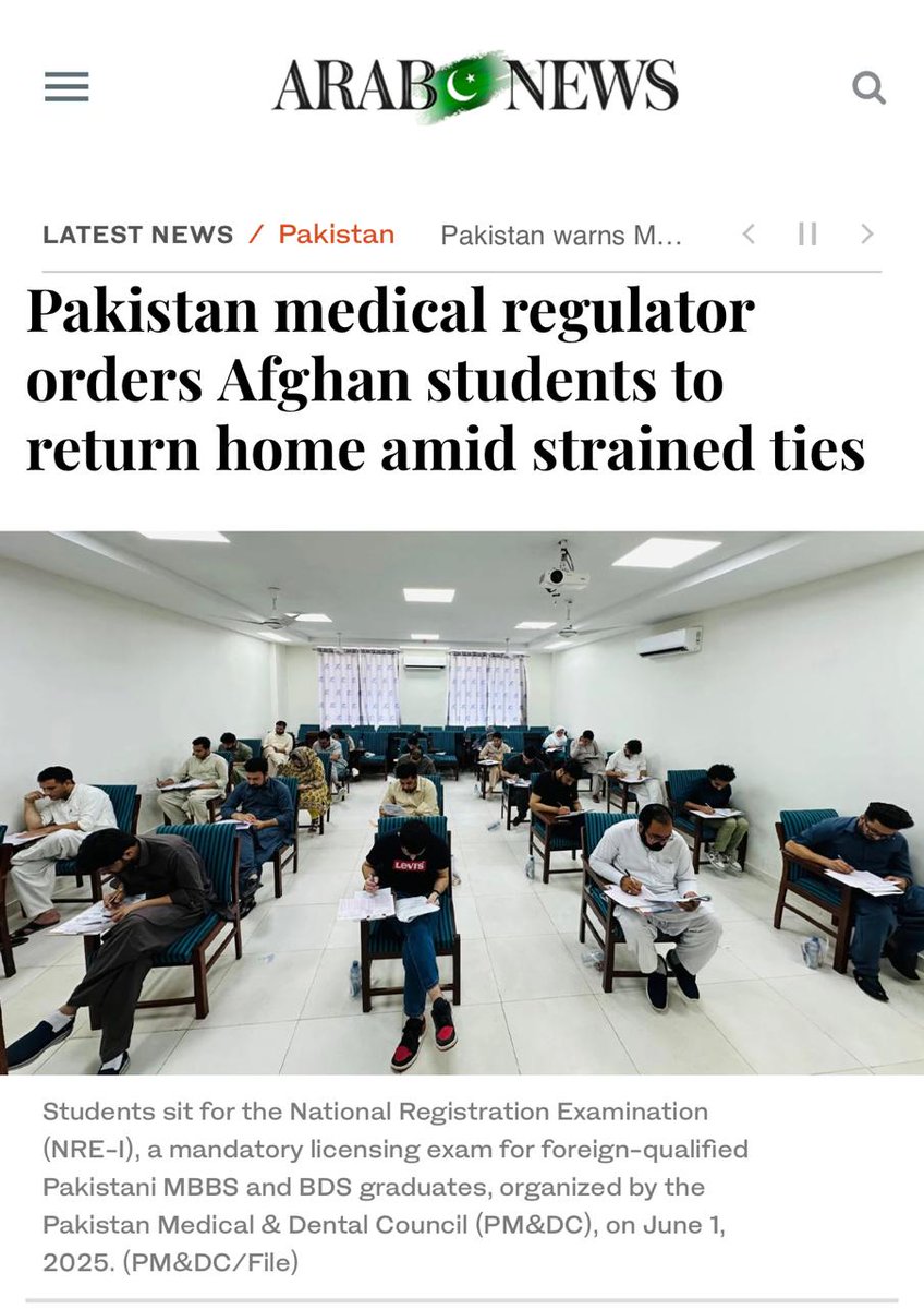 KazmiWajahat's tweet photo. Pakistan's decision to deport illegal foreign students is a standard sovereign action. Foreigners studying without proper visas or documentation violate basic immigration laws. No Pakistani can study abroad without strict vetting, so the same standard must apply at home. https://t.co/EpP9FmQi54