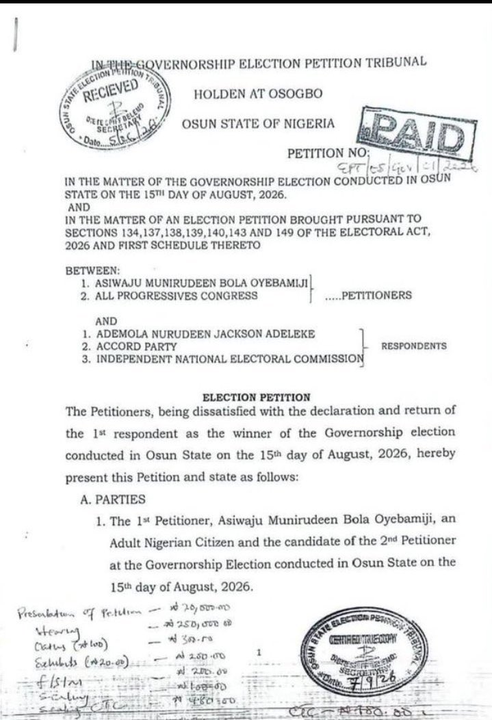 ifesalakooffice's tweet photo. People lost their lives in numbers just to defend your mandate.

As poor as they are, they even rejected N50,000 just to vote for you.

Only for you to win and began to worship same people they defended you against.

If APC wins this case…

Ire o✌🏾😎 https://t.co/nGXopC32y1