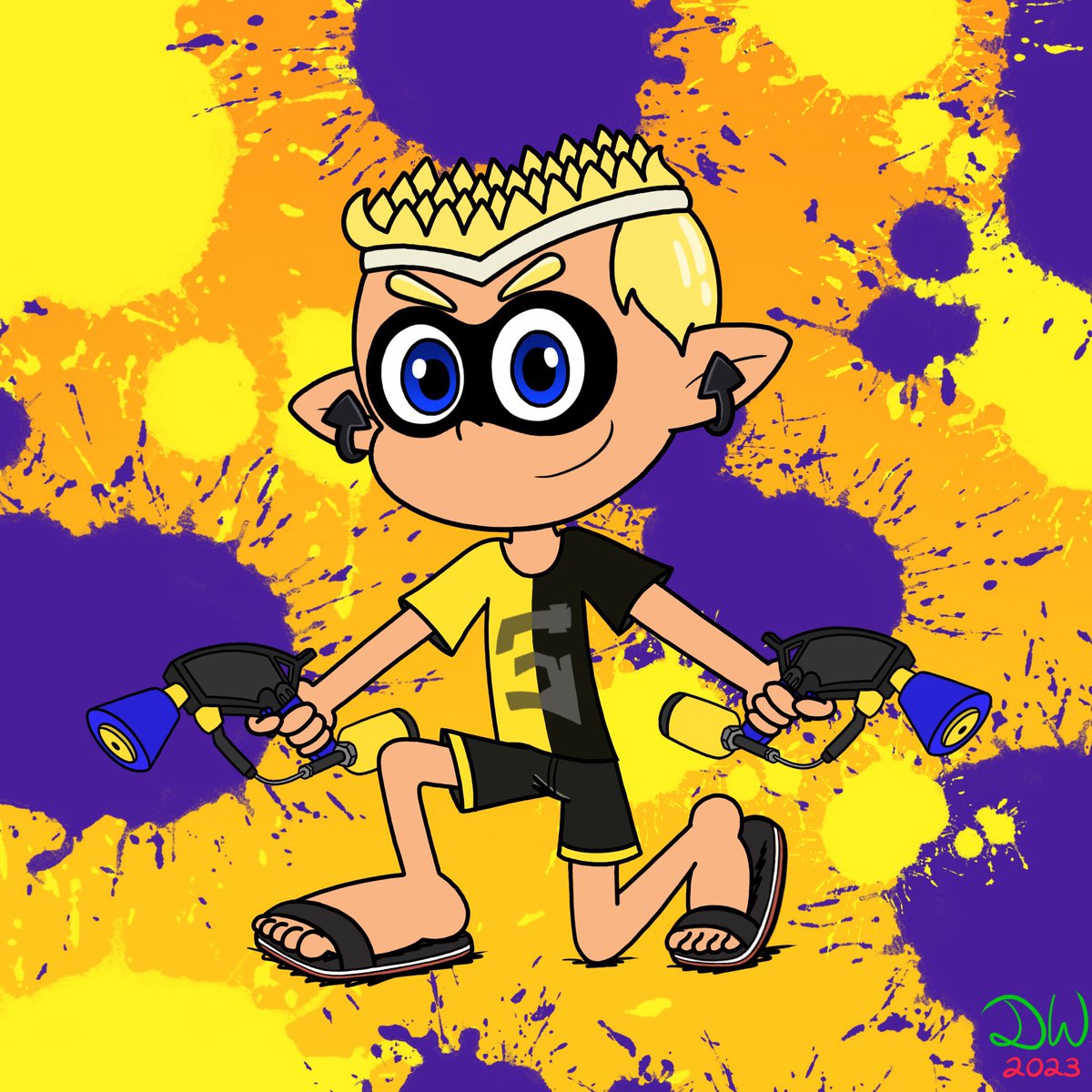 Dantoonist's tweet photo. My Inkling Boy (2023) https://t.co/rW1ByfjVPR