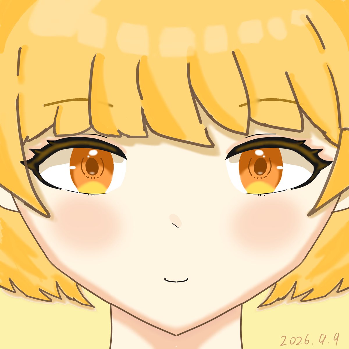 taidesu1301's tweet photo. オリキャラ描いたー
ミリプロに金髪の子いないよね？
いつか全身描けるようになりたいな

 #イラスト #illustration #イラスト初心者 https://t.co/OgEMcI2gVx