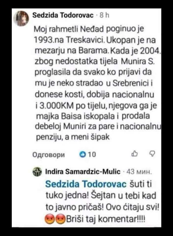 salata12345678's tweet photo. Дакле, 3000км по тијелу да се тијело укопа у Поточаре. Ово не кажем ја, ово кажу свједоци муслимани. Оваквих коментара има све више! 👇👇👇 https://t.co/TfNxfHbHK4