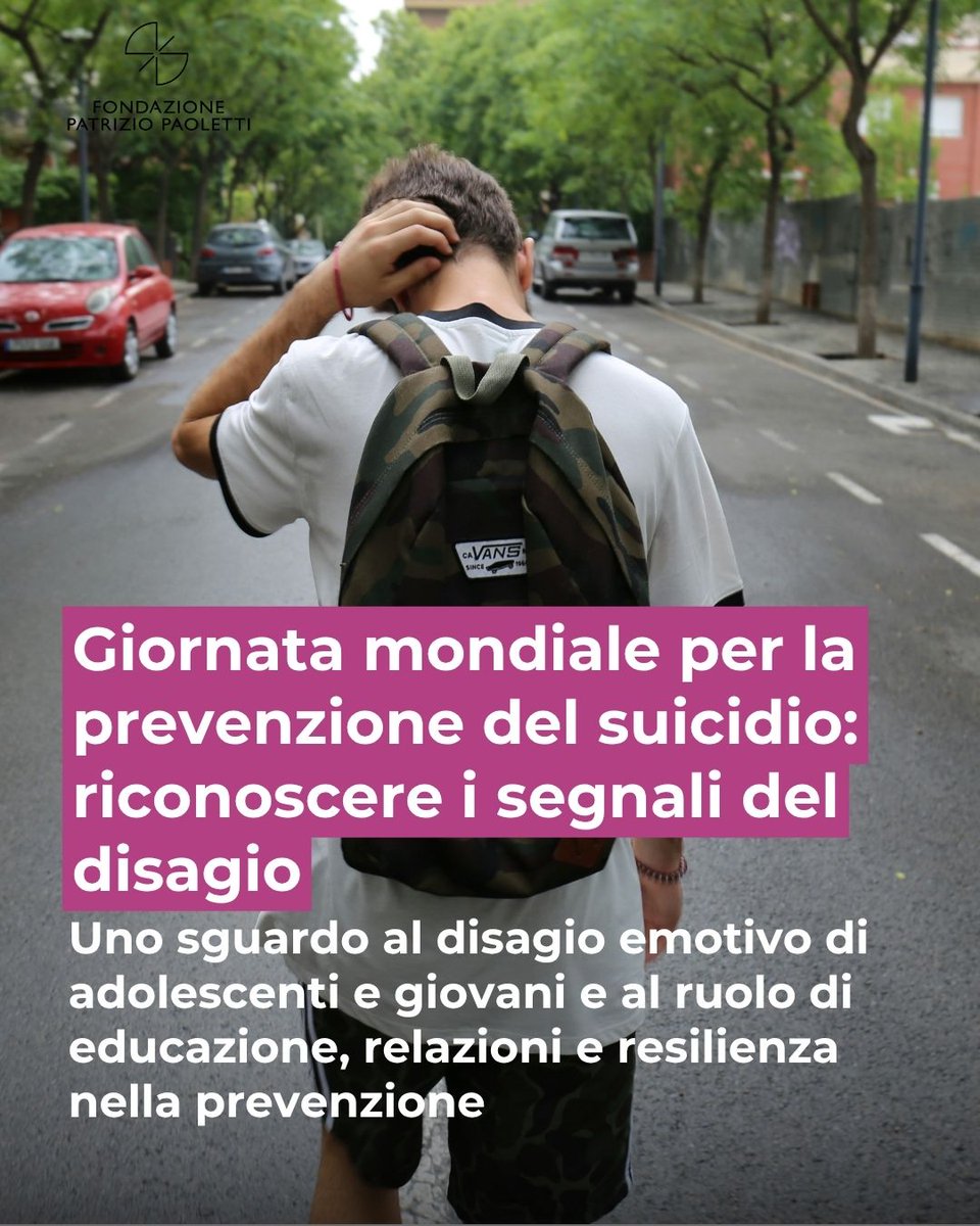 Paoletti_FND's tweet photo. #giornatamondialeperlaprevenzionedelsuicidio
La sofferenza non sempre si vede. Per questo parlare di prevenzione del suicidio significa parlare anche di ciò che accade molto prima di una situazione di emergenza.
Leggi l'approfondimento.  
➡ https://t.co/32G70vLOLQ https://t.co/1IoL4Lfmzh