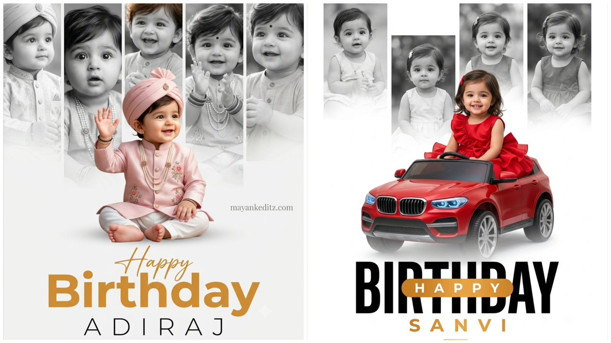 Mayankbhasker2's tweet photo. Trending New Kids Happy Birthday Photo | Gemini Ai Birthday Photo Editin... https://t.co/8DWcwDNC5v via @YouTube #KidsBooks #newvideo #tren https://t.co/8lbQXs6Zbe