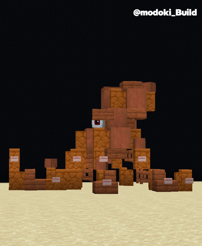 modoki_Build's tweet photo. タコ
#minecraft #minecraftbuilds https://t.co/t54Dhdp2Ko
