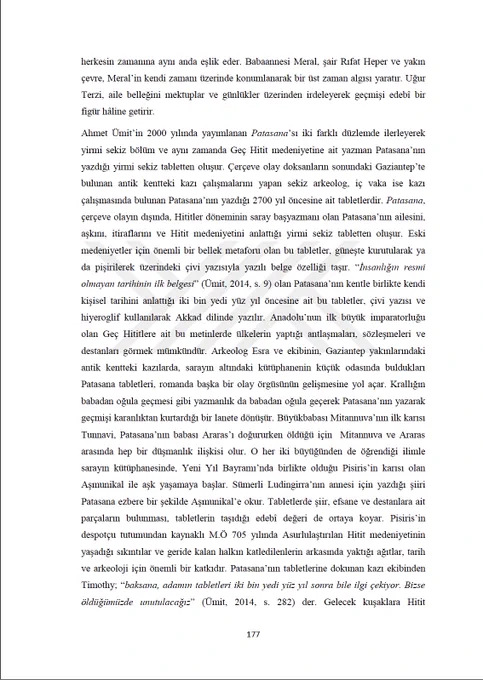 Türk Romanında Bellek (2000–2023) — Meliha Tatlı, Ordu Üniversitesi Sosyal Bilimler Enstitüsü, Doktora Tezi, 2025.