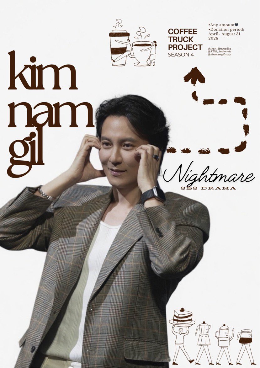KimNamGilStory's tweet photo. Our fundraising for Coffee Truck project is still on going!

Please send us DM for inquiries
• @KNGStory_Idn - Indonesia
• @love_kimquokka - korea
• @KimNamGilStory - other countries

#KIMNAMGIL https://t.co/Te5CJsxGDo