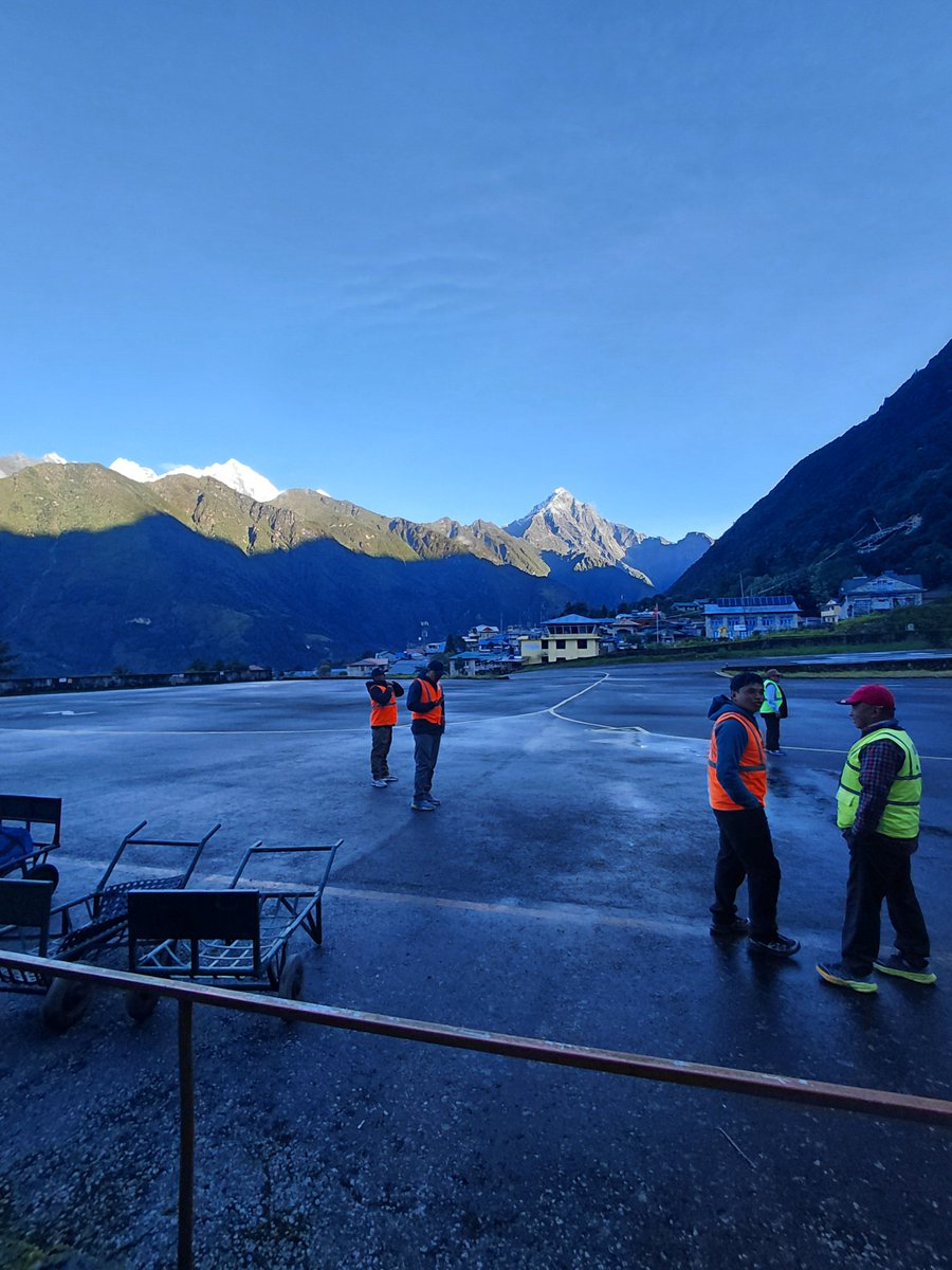 eco_glorious's tweet photo. ๐๏ธ EBC Trek Update! ๐ณ๐ต๐ฅพ
Our guests have safely flown to Lukla (2,860m) and trekked to Phakding (2,652m)!
Tomorrow: Namche Bazaar (3,440m).
Led by our guide Kalyan Gurung | Glorious Eco Trek Nepal โค๏ธ
#gloriousecotreknepal #everestbasecamp #ebctrek #nepaltrek https://t.co/bMSfvDioSu